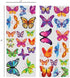 Easy Peel and Stick Instant Home Decor Wall Sticker - Colorful Butterflies Nursery Decals #3005