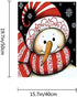 ACANDYL Paint by Number Snowman DIY Painting Paint by Number Kits for Adults Kids Beginner Christmas DIY Canvas Painting by Numbers Acrylic Painting Paint by Number Christmas Snowman 16x20 Inch