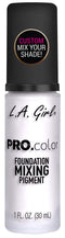 L.A. Girl Pro Matte Mixing Pigment, White, 1 Fluid Ounce