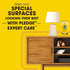 Pledge Multi-Surface Furniture Polish Wipes, Works on Wood, Granite, and Leather, Cleans and Protects, Lemon (24 Total Wipes)