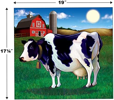 Beistle Pin the Tail on the Cow Game | 14-Pcs Game | 1-Pack