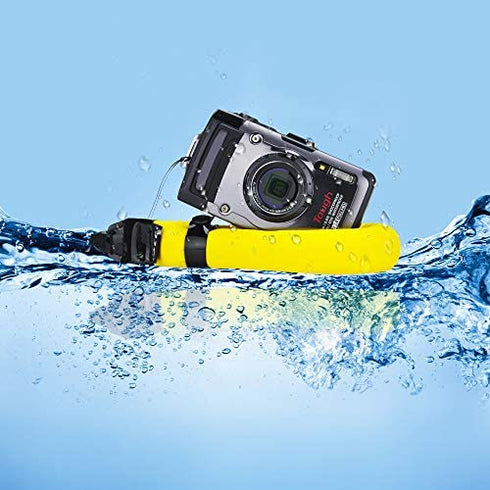 JJC Waterproof Camera Float Strap Cell Phone Float Strap Compatible with Olympus TG-6 TG-5 TG-4 Nikon W300 W100 Canon D30 Fuji XP140 XP130 XP90 XP80 & Smartphone Cell Phone Inside Waterproof Case