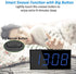 Super Loud Alarm Clock with Bed Shaker, Vibrating Alarm Clock for Heavy Sleepers Hearing Impaired Deaf Teens, Dual Alarm Clock with 7.5’’ Large Display, USB Charger, Dimmer, Snooze & Battery Backup