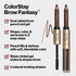 Eyebrow Gel & Pencil by Revlon, ColorStay Brow Fantasy 2-in-1 Eye Makeup, Longwearing with Precision Tip, 105 Brunette, 0.04 Oz