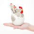 Bits and Pieces - Ceramic Chicken Measuring Spoons - Whimsical, and Practical Chicken Figurine with 4 Measuring Spoons - Adds Quirky Charm to Your Kitchen.