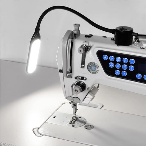 HengBo Sewing Machine Light, 6000K Daylight LED Work Lamp with Flexible Gooseneck Magnetic Mounting Base for Sewing Reading Workbench Lathe Drill Presses 3D Printer