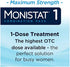 MONISTAT 1-Dose Yeast Infection Treatment For Women, 1 Ovule Insert & External Itch Cream