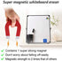 OWLKELA Magnetic Dry Erase Erasers 12 Pcs, White Board Accessories for Kids, Ideal for Refrigerator, Glass whiteboard, Magnetic Soft Whiteboard, Easily Clear All Marks