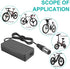 Tree 60W Scooter Battery Charger for LASHOUT Electric Bike, 24V 2A Lithium Charger Compatible with Jazzy Power Chair,Pride Hoveround Mobility,Schwinn S300 S350 S400 S500 Ezip 400 Mountain Trailz