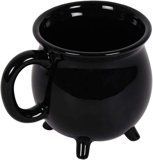 Witch's Brew Black Cauldron Coffee Mug 12 fl oz Ceramic Drinkware Halloween Decor Tabletop