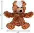 KONG - Plush, Low Stuffing Squeak Teddy Bear Dog Toy -Replacement Squeaker Included- For X-Small Dogs