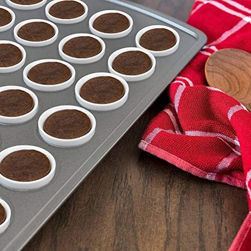 Kÿchen Mini Ramekins 1 oz. 30 ml|Microwave & Oven Safe, Porcelain Souffle Dish, Dipping Sauce, & Small Dessert Cups| 6 Count