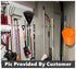 Piyl Broom Mop Holder Wall Mount Heavy Duty Tool Organizer Wall Hooks Storage For Lanudry Garden Garage Rack Hanger Organization Home Goods Black