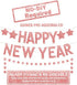 Rose Gold Glitter, Happy New Year Banner - No DIY, 2 Strings | Happy New Year Sign Happy New Year Decorations 2023 | New Years Eve Party Supplies 2023 | New Years Eve Banner, New Years Eve Decorations