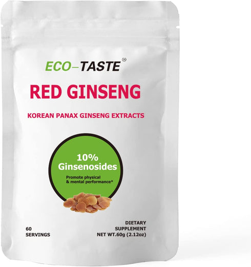 Red Ginseng Root Extract Powder-Korean Panax, 10% Ginsenosides, 60g