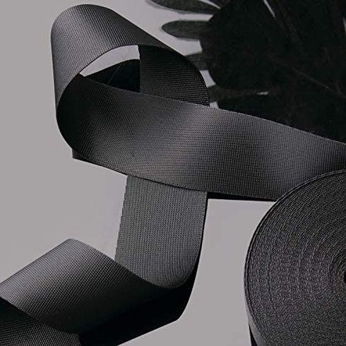 JIAKAI Nylon Heavy Duty Webbing Strap?Polypropylene Heavy Straps for Bags, Hammocks, Outdoor Climbing and DIY Making Luggage Strap, Pet Collar, Backpack Repairing