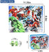 LELEMON 100 Pieces Disney Avengers Jigsaw Puzzles for Kids Ages 4-8 Superhero Puzzles Boys Girls Children Learning Educational Puzzles Portable Box Pack Toy
