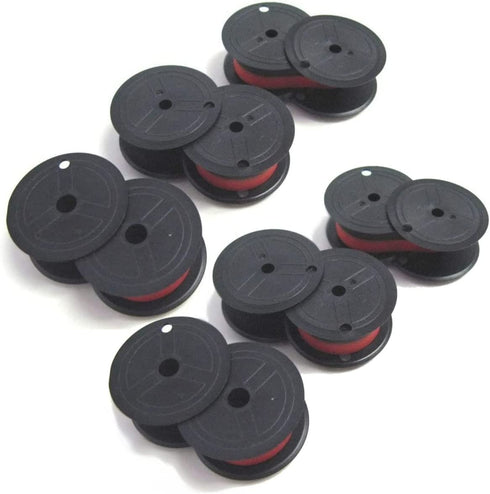 6 Calculator Ribbons Replacement for Canon MP11DX Canon MP-11DX Black Red - Adding Machine Ribbon Canon mp 11dx Ink canonmp11dx - Calculator Ribbon Universal