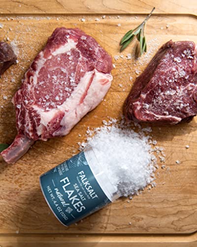 Falksalt Crystal Flakes Natural Sea Salt Natural 4.4 Oz