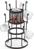 Coffee Mug Holder, Auledio 3 Tier Mug Tree Stand for Counter, Metal Tea Cup Rack Holder Tabletop Mug display Rack, Holds 15 Mugs, Bronze