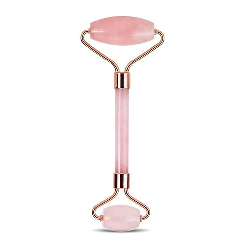 artnaturals Rose Quartz Facial Roller - Pink Face Jade Roller for Natural Anti Aging Ice Facial Massager - Real Authentic Crysal Quartz Gemstone for Wrinkles and Puffiness Relief - Cold Stone Massage (1 Count (Pack of 1))