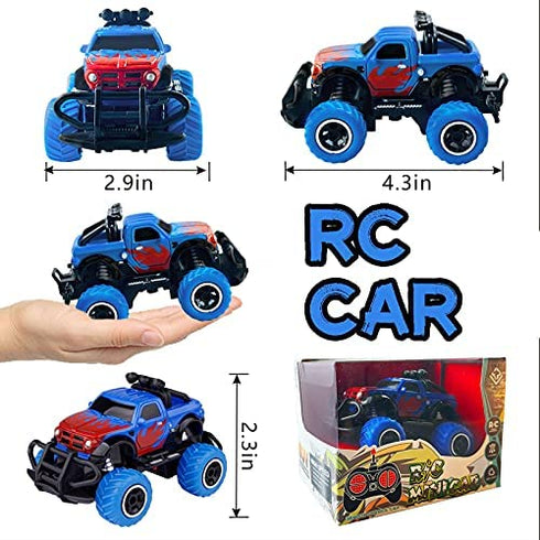 Toys for 3 4 5 6 7 Year Old Boys, Remote Control Car Toys for Kids RC Trucks Toy for Boys Age 3 4 5 6, 1/43 Scale RC Car toys for 3-7 Year Old kids, Toddler Toys Birthday Gift for 3-5 Year Old Boys