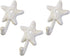 TOPBATHY 3pcs Wall Hooks Sea Star Shape Wall Mounted Decorative Hooks Coat Clothes Hooks Key Hat Hooks Towel Robe Hooks Wall Hangers Nautical Beach Coastal Wall Decorations Ornaments