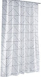 Ufaitheart Small Shower Curtain 36 x 72 Shower Curtains Fabric Waterproof Bathroom Bath Curtain Geometric, Heavy Duty, Black&White