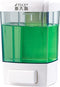 VIMANSA 700ml Wall Mounted Manual Soap Dispenser, mercial Hand Soap Dispenser, Soap Liquid/Gel/Shampoo Dispenser for Hotel Bathroom Airport Kitchen etc. White
