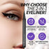 VANALIA 2-in-1 Eyeliner Instead of Lash Glue? Black Eyelash Glue Pen for False Lashes, Liquid Magnetic Eyeliner, Magic Self-Adhesive Eyeliner, Extra Strong Hold for EyeLashes(2pcs)