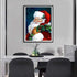 ACANDYL DIY Oil Painting Paint by Number Kit for Kids Adults Students Beginner DIY Canvas Painting by Numbers Acrylic Oil Painting Arts Craft for Home Wall Decoration Santa Claus 16x20 Inch