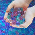Dew Drops Ocean Water Beads Mermaid Lagoon Tactile Sensory Toys Bin Kit - 4 Mermaid Toy Dolls