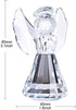 LONGWIN Crystal Angel and Unicorn Figurines Christmas Decorative Glass Ornaments Collectible Gift for Kids