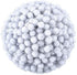 Hestya 500 Pieces 0.5 Inch Christmas Pompoms Glitter Pom Poms for Craft Making and Hobby Supplies (White)