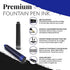 Wordsworth & Black Fountain Pen Ink Refills - Set of 15 Black - 15 Blue Ink Cartridges - International Standard Size - Length APPR 2.04 Inch - Base Diameter APPR 0.24 Inch - Disposable and Generic