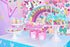 7x5ft girl dream sweet 16 pink party backdrop crazy big glitter happy birthday banner colorful happy cartoon unicorn puppy photo booth Studio Props Dessert Table Banner Party Supplies mural poster