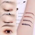 Eyebrow Pen,MoonKong 4 Point Eyebrow Pencil Waterproof Eye Brown Makeup,Eyebrow Kits with 3 Eyebrow Stencil,1 Brow Razor(2# Brown)