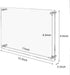 AITEE Acrylic Floating Picture Frame 8.5x11?Clear Photo Frame Wall Mount,Display Lucite Photo Frames for Office/Home/Living Room. Full Frame Size 9.4x13.3