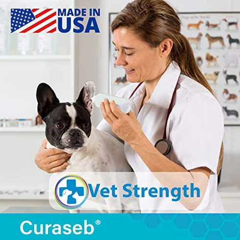 Curaseb Dog Ear Infection Treatment - Stops Infections, Inflammation & Itchiness, Veterinary Strength, 8oz
