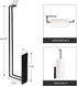 WIFTREY Over The Cabinet Door Organizer Holder and Paper Towel Holder Wall Mount Set for Kitchen Bathroom Pantry, Big Storage Rack for Cutting Boards, Black