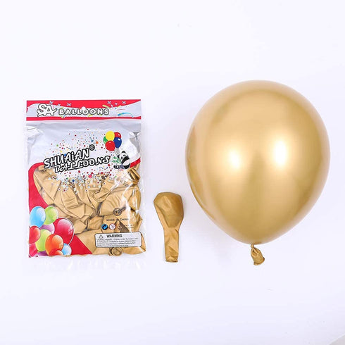 GIHOO 137PCS Olive Green Balloon Garland Arch Kit White Gold Confetti Balloons Retro Green Balloon and Gold Metallic Chrome Latex Balloons Set for Wedding Birthday Balloons Baby Shower Decorations
