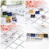 YADOCA 10 Pairs Screw Stud Earrings Flat Back Black Earrings for Men Mix Color Helix Cartilage Barbell Earrings Plugs Tunnel Punk
