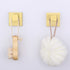 Bathroom Towel Hook 2 PCS, Angle Simple SUS304 Stainless Steel Shower Towel Holder, Coat Bathrobe Hanger, Square Robe Hook, Wall Mount, Brushed Gold