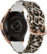 VIGOSS Strap Compatible with Galaxy Watch 5 40mm /44mm /Pro 45mm/ 4 bands /42mm bands/Active 2 40mm/44mm Band 20mm Soft Silicone Replacement for Samsung Galaxy Watch 42mm/Active/Active 2 40mm/44mm Leopard Print