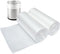 2 Gallon Small Plastic Trash Bags, 7.5 Liters Clear Wastebasket Liners Garbage Bags for Home, Office, Bathroom, 100 Counts