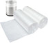 2 Gallon Small Plastic Trash Bags, 7.5 Liters Clear Wastebasket Liners Garbage Bags for Home, Office, Bathroom, 100 Counts