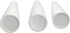 HOMOKUS White Ceramic Bud Vases Set of 3, Conic Small Bud Decorative Floral Vase Home Decor Centerpieces, Connected Tubes White Vase Set