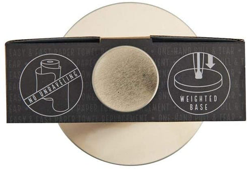 Kamenstein - 5263215 Kamenstein Perfect Tear Paper Towel Holder, 13-Inch, Gold