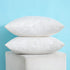 MIULEE Throw Pillow Inserts, Set of 2 Down and Feather Cotton Decorative Pillows, Square Sham Stuffer for Sofa Couch Cushion Living Room 16x16 Inches