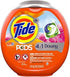 Tide PODS Plus Downy 4 in 1 HE Turbo Laundry Detergent Soap Pods, April Fresh Scent, 61 Count Tub - Packaging May Vary